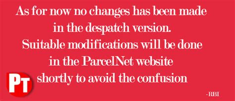 Clarification received from CEPT regarding non reflection of updation ...