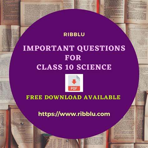 Image result for Science Important Questions Class 10