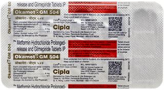 Okamet GM 504 Tablet: Uses, Side Effects, Price & Substitutes