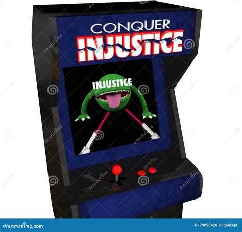Injustice And Justice As Different Choices In Life - Pictured As Words ...