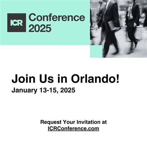 It's almost here! Don't miss this year's ICR Conference, Jan. 13-15 in ...