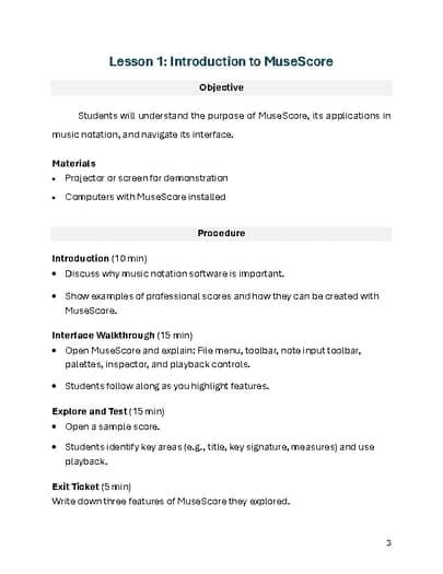 Image result for MuseScore Lessons