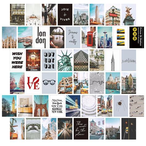 Buy BOAO Wall Collage Kit Aesthetic Pictures, Room Decor Aesthetic,50 ...