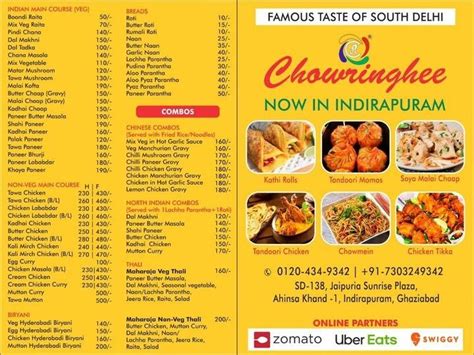 Chowringhee in Indirapuram,Ghaziabad - Order Food Online - North Indian ...
