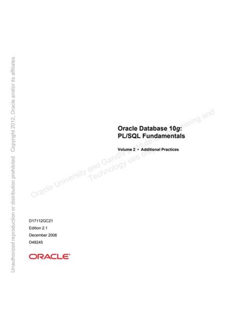 Image result for Oracle 12C SQL Student Guide D8