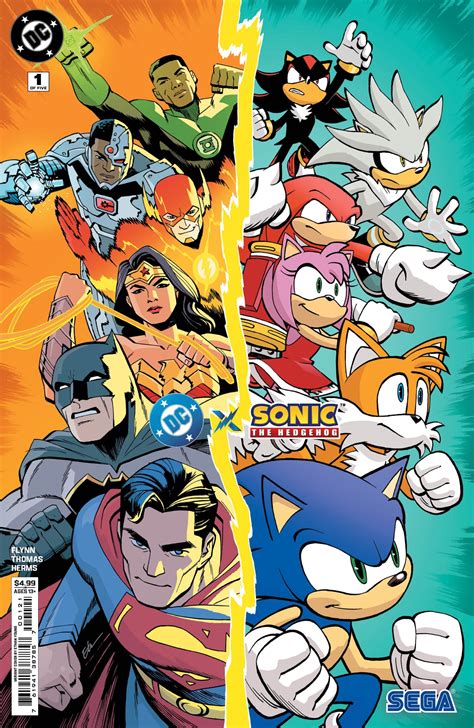 First Look At DC x Sonic the Hedgehog Cover Art & Pages Revealed ...