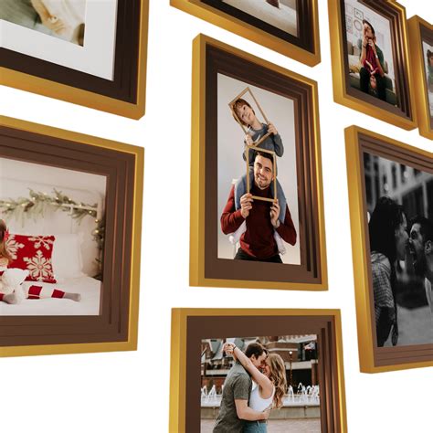 Art Street Set of 12 Savor Premium 3D Wooden Collage Photo Frame for H ...