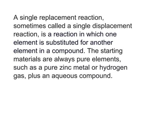 Image result for Single Replacement Reaction Examples