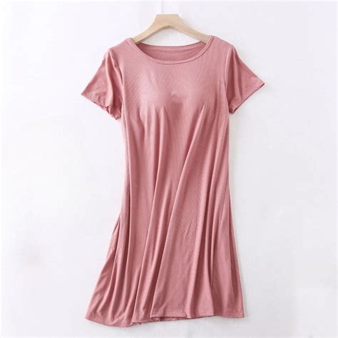 Nightdress Nightie With Built In Bra Loose with Shelf Bra – Undo Your Bra