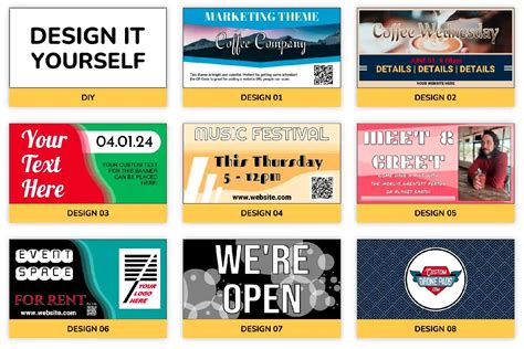 Banner Sign Design 的图像结果