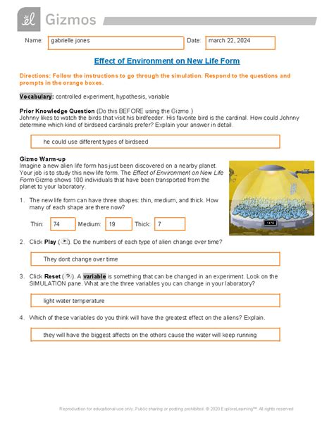 Gabrielle Jones - Student Copy of Effect Environment SE - Name ...