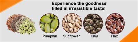 Nutraj Seeds Combo 800g | Pumpkin, Chia, Flax & Sunflower seeds 200g ...