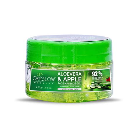 Aloe Vera & Apple Face Massage Gel – OxyGlow Cosmetics