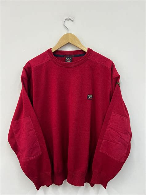 Paul & Shark Wool Red Sweater Pullover Men's Size XL | eBay