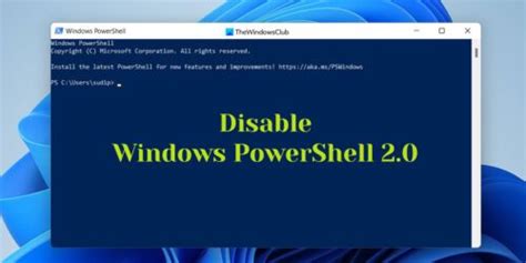 Disable PowerShell Windows 1.0 的图像结果