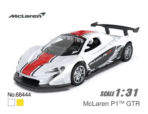 1:32 McLaren P1 GTR - White - MSZ – Torque Tribe