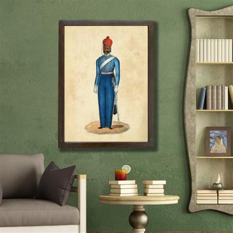 Indian Officer, 2nd Madras Light Infantry, 1846 – themaazimerchant