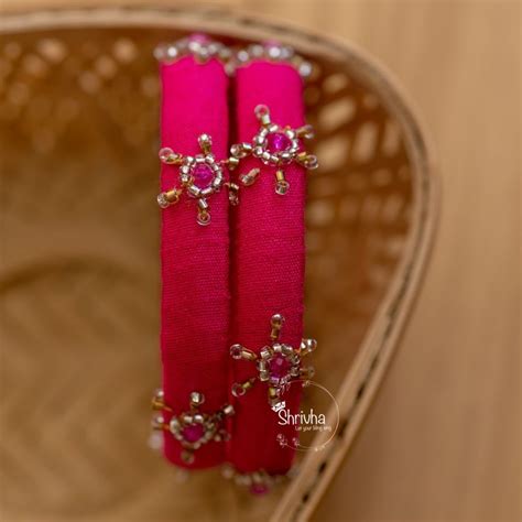 Shop Raw Silk Bangles: Traditional Indian Designs – Shrivha