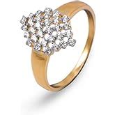 Joyalukkas Pride Diamond Collection 18k Yellow Gold and Diamond Ring ...