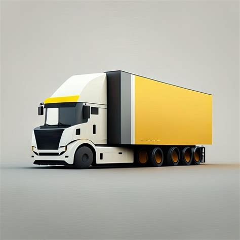 Minimalist truck design | Premium AI-generated image