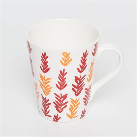 Buy Mandarin Printed Bone China Mugs - Set of 3 from Home Centre at ...