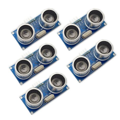 Kiro&Seeu 5pcs HC-SR04 Ultrasonic Sensor, Distance Sensor with ...