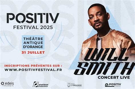 Will Smith en concert exceptionnel en France cet été