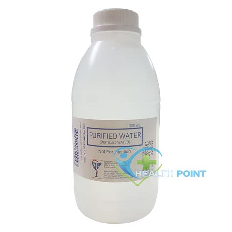 Purified Water 1L | Distilled water 1Liter (Not for Injection) | Lazada PH