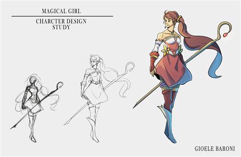 ArtStation - Magical Girl Character Design