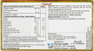 Cranmed Capsule 10 - Uses, Side Effects, Dosage, Price | Truemeds