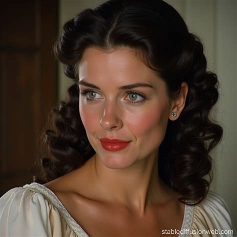 Scarlett O'Hara's Alluring Facial Features | Stable Diffusion Online