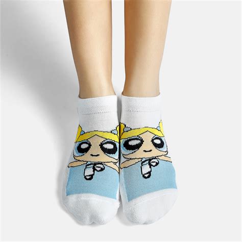Women’s Powerpuff Girls Themed Ankle Socks – SocksXpress