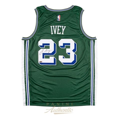 Jaden Ivey Autographed Green 2022-23 Detroit Pistons City Edition ...
