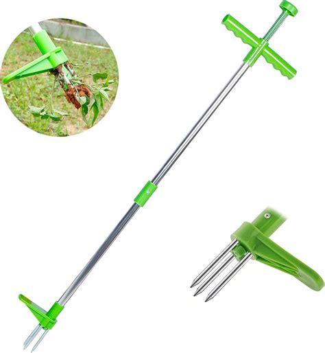Amazon.com : TeqHome Stand Up Weeder Hand Tool, Weed Puller Root ...