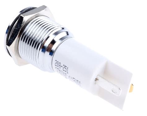 RS PRO | RS PRO White Panel Mount Indicator, 115 V dc, 230V ac, 16mm ...