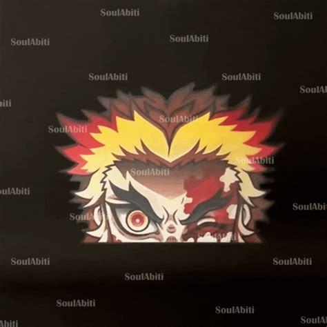 Demon Slayer Kyojuro Rengoku 3 in 1 Lenticular sticker (3d Sticker ...