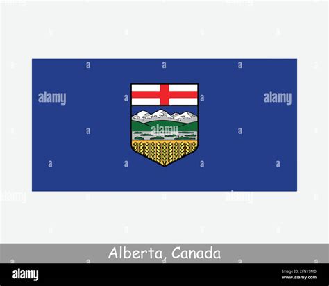 Alberta Canada Flag. Canadian Province Banner. Flag of AB, CA. EPS ...