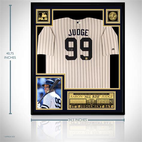 Aaron Judge // Signed New York Yankees Jersey // Museum Frame (Signed ...