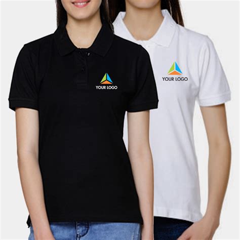 Custom Women Polo Neck T-Shirt | Personalised Polo T-Shirt Printing