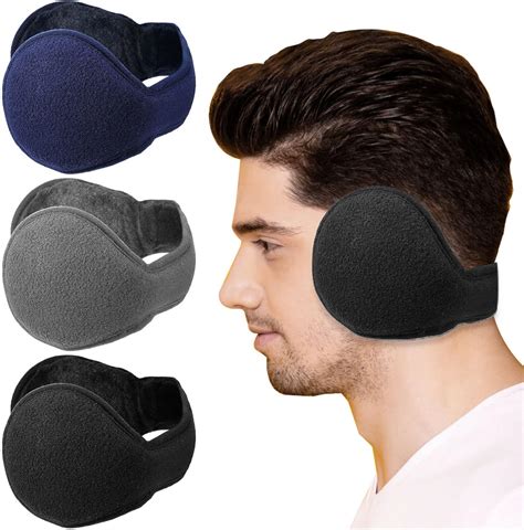 KOWVOWZ Ear Muffs for Winter, Multicolor Windproof Ear Cover Behind the ...