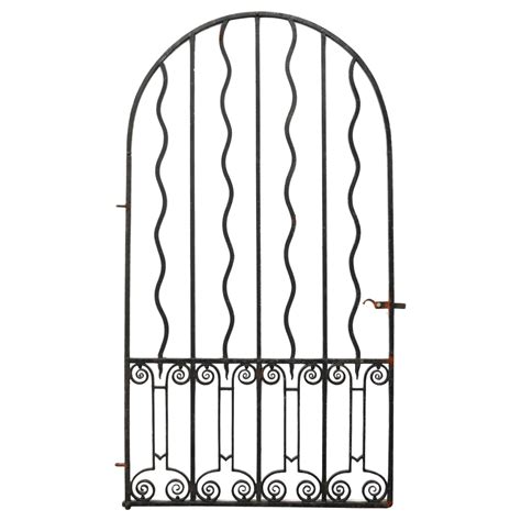 1930s Wrought Iron Arched Gate Door For Sale at 1stDibs | 1930s garden ...