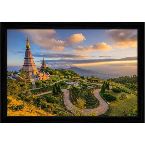 ArtzFolio Noppapol Phumsiri Pagodas At Doi Inthanon, Thailand | Premium ...
