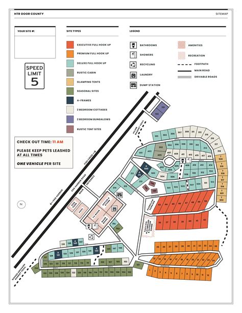 Door County Map - HTR