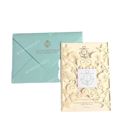 Custom Featured Elegant Wedding Laser Cards Matching Envelopes - Buy ...