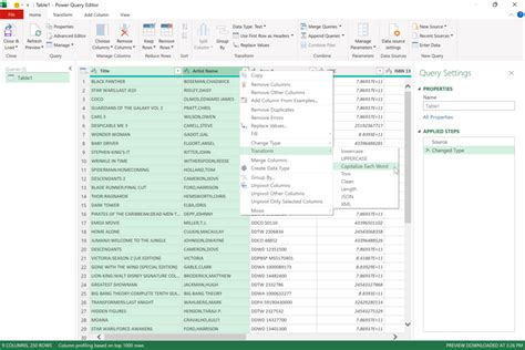 Image result for Power Query Editor Excel to Transform Data