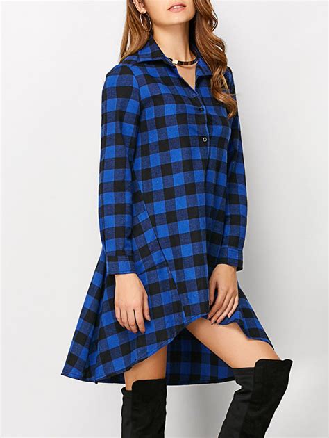 Flannel Shirt Dress
