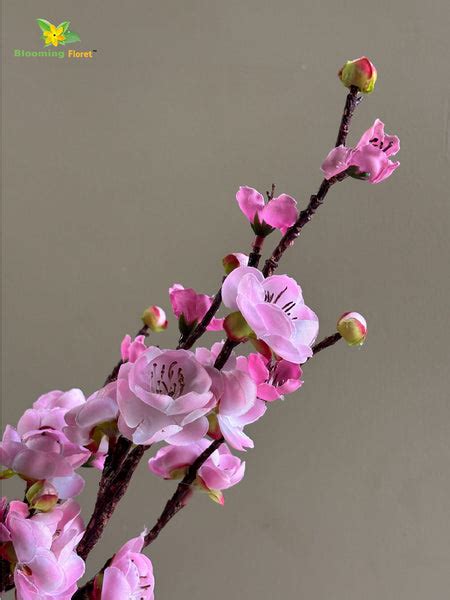 Artificial Plum Blossom Flower Stick - Pink – Blooming Floret