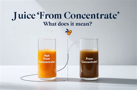 What Does Concentrate Mean In Juice? - 2026