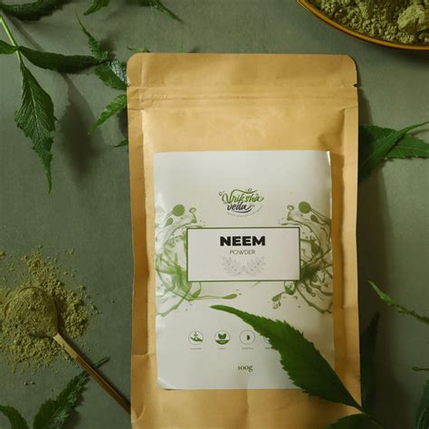 Vriksha Veda Green Neem Powder - Face & Hair Care - Buy on Upcycleluxe