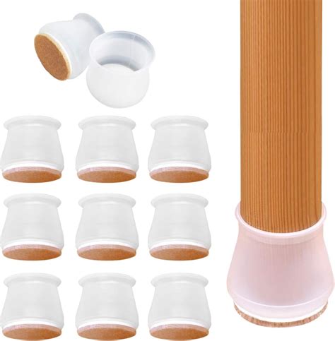 32pcs Silicone Chair Legs Floor Protectors Caps, Furniture Silicon ...